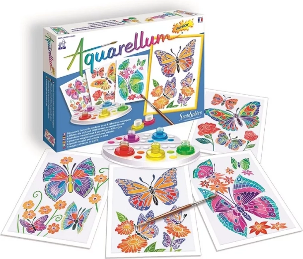 SentoSphere acuarelas junior mariposas y flores