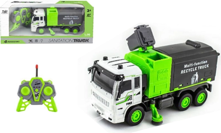 Camión de basura RC 2 en 1 con control remoto - 1 unidad