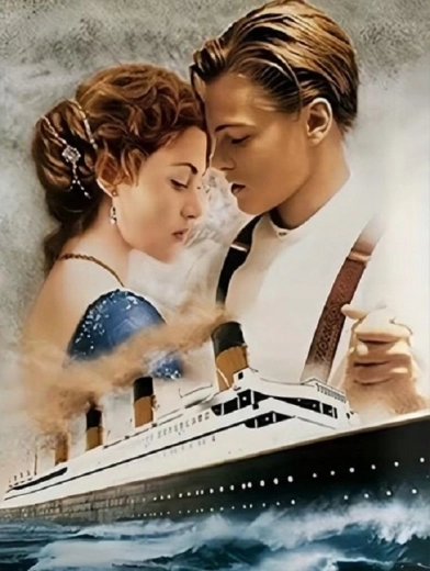 Norimpex pintura de diamantes Titanic: Jack y Rose 30 × 40 cm