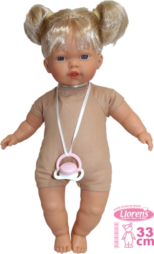 Muñeca Aitana realista con cuerpo blando y sonidos 33 cm