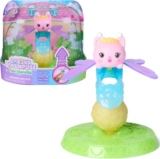 Spin Master Gabby’s Dollhouse Fairylandia anillo con figura Kitty Fairy