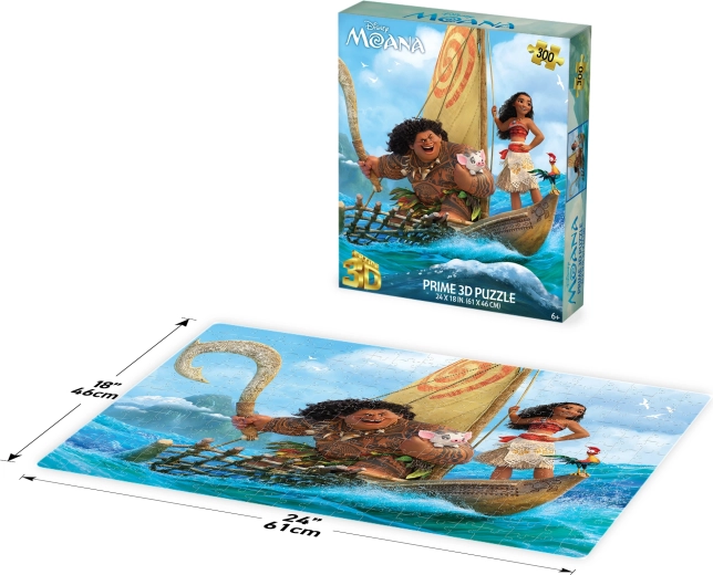 Puzzle 3D Moana de 300 piezas