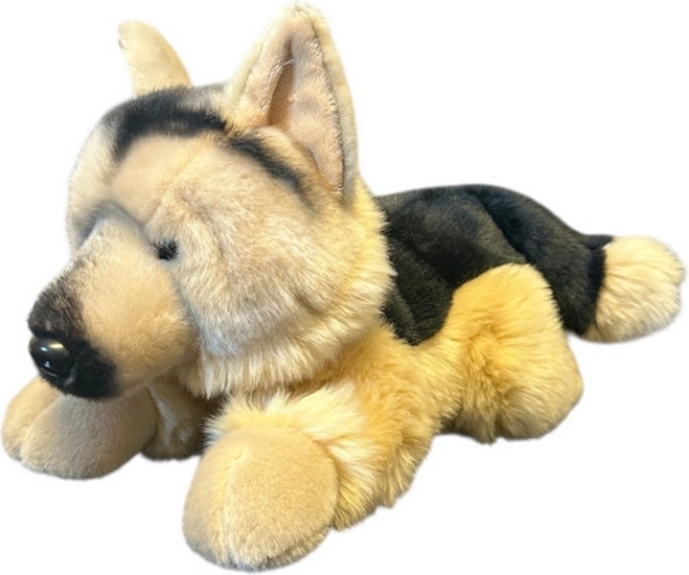 Perro de peluche – pastor alemán tumbado 30 cm