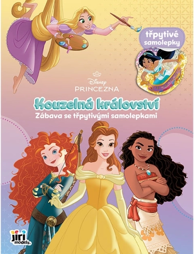 Disney Princesas libro de pegatinas con pegatinas brillantes