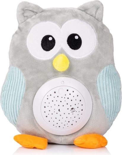 Chipolino búho de peluche con proyector y música
