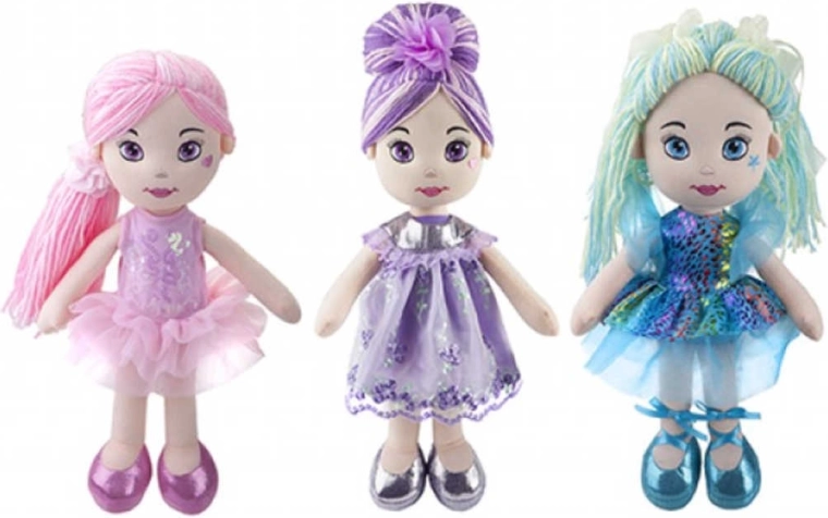 Muñeca de tela hada 35 cm - 1 pieza