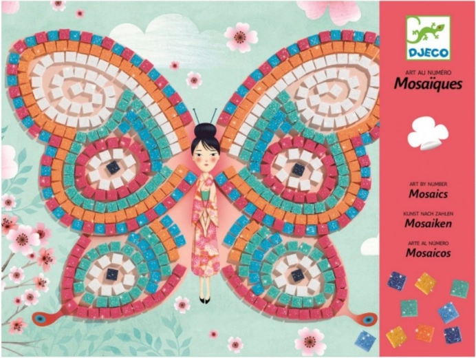 Mosaico con mariposas de Djeco