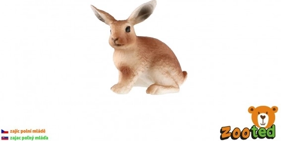 Figura de conejito – cría realista, 6 cm