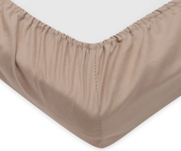 Sábana de algodón para cuna 120×60 cm cappuccino New Baby
