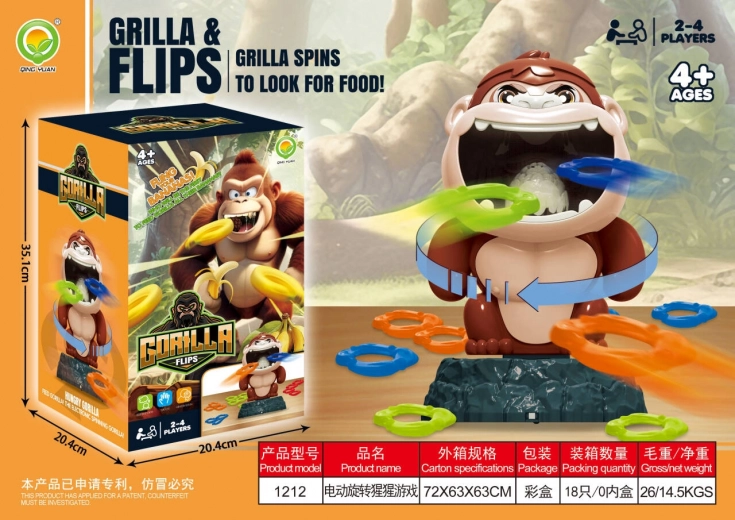 Juego de destreza Gorila