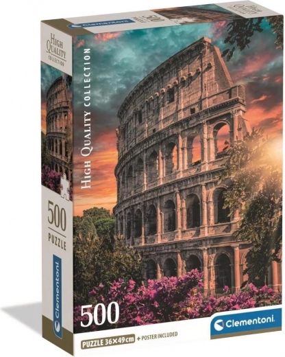 Puzzle Clementoni Coliseo Roma 500 piezas
