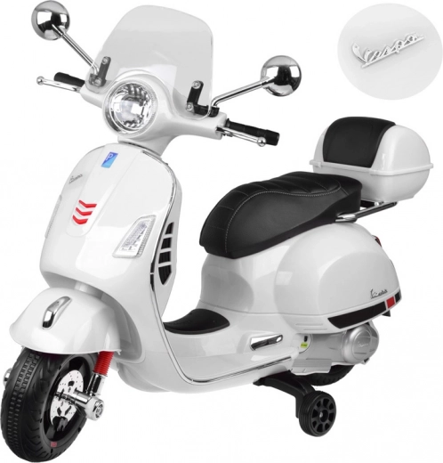 Patinete eléctrico infantil Vespa GTS Super con batería – blanca