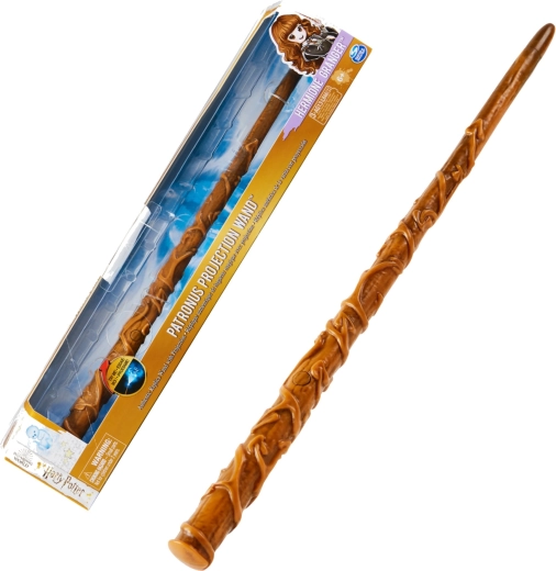 Varita mágica outlet de Hermione Granger de Harry Potter con proyector de patronus, 32,5 cm