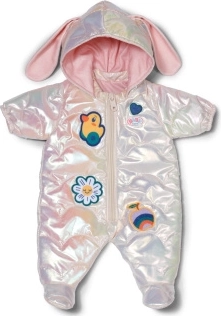 Mono de invierno Baby born color crema para muñeca de 43 cm