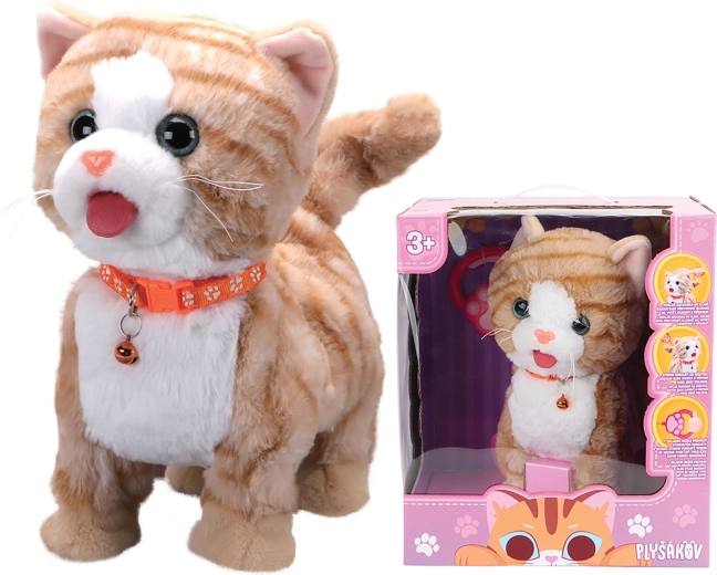 Gatito de peluche interactivo Mourek