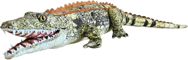 Cocodrilo de peluche gris 90 cm