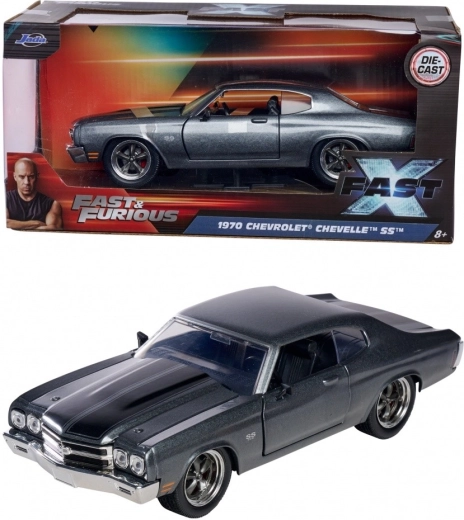 Modelo de coche 1970 Chevrolet Chevelle SS de la película Rápido y furioso 1:24