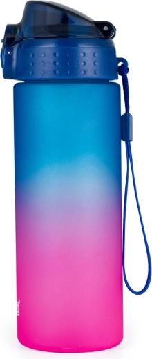 Botella para beber OXY Click 600 ml Morado-Azul