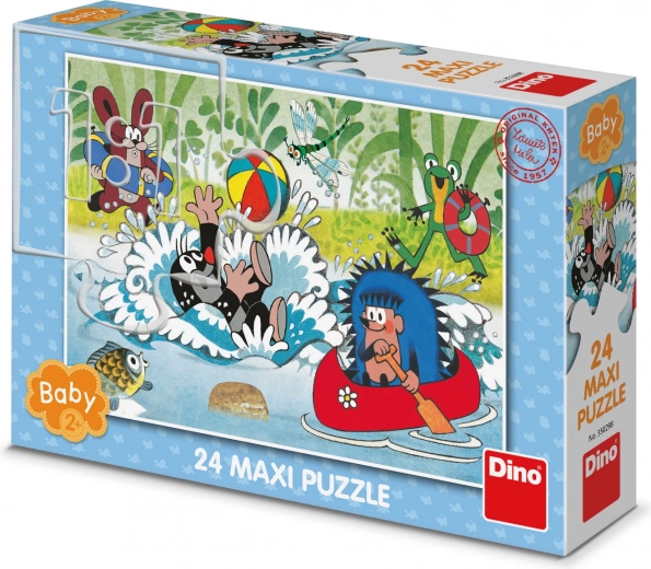 Puzzle DINO El Topo en el agua 24 piezas maxi