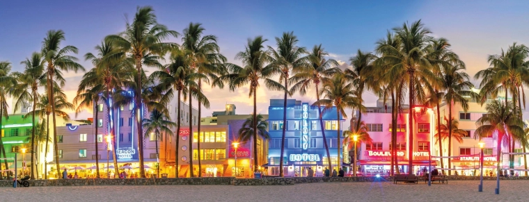 Puzzle panorámico Ocean Drive de 1000 piezas