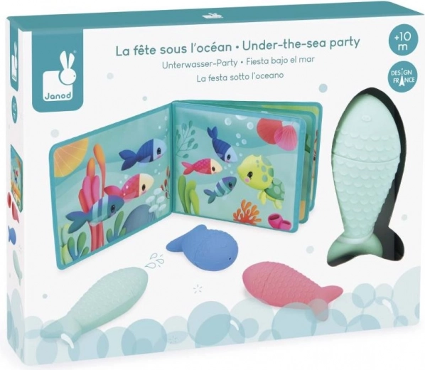 Libro de baño blando con pececitos – Mundo submarino