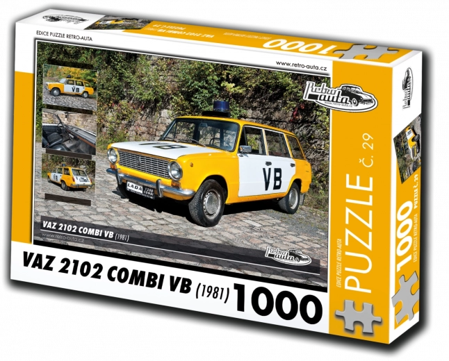 Puzzle RETRO-AUTA Vaz 2102 Combi VB 1000 piezas