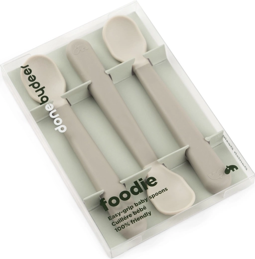 Done by Deer cucharitas infantiles easy-grip foodie color arena 3 uds