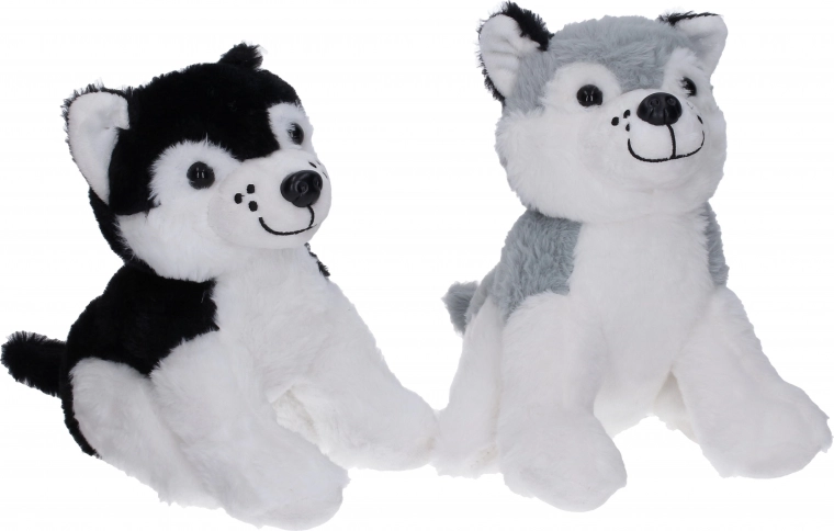 Husky de peluche 25 cm