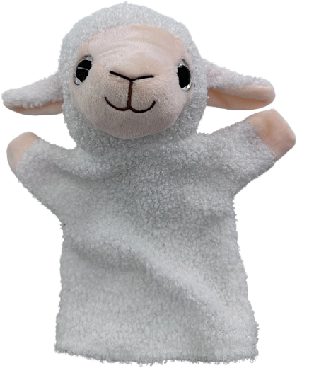 Títere de peluche de oveja