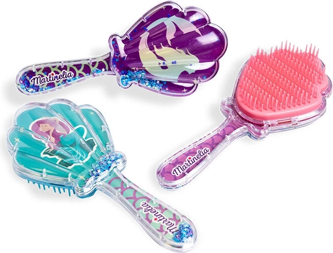 Cepillo para el pelo infantil mermaid shell