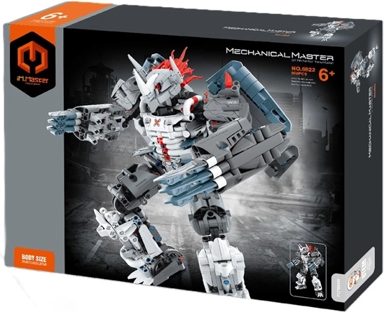 Mechanical Master set de construcción robot de combate gris (965 piezas)