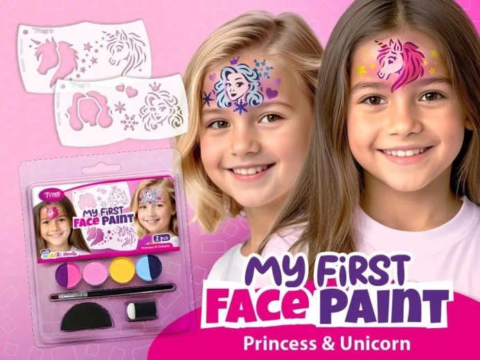 Pintura facial para niños – princesas y unicornios