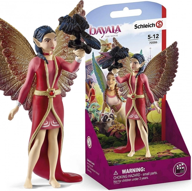 Schleich bayala nuray y su cuervo munyn figura