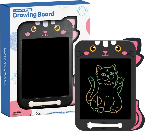 Pizarra infantil de dibujo borrable gatita 26,7 cm