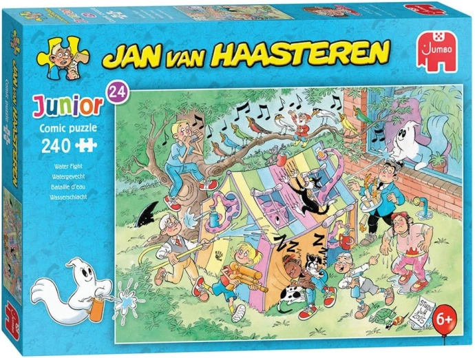 JUMBO puzzle Jan van Haasteren Junior Batalla de agua, 240 piezas