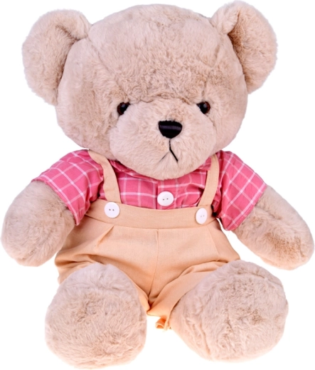 Osito de peluche Filip de 58 cm con camisa vintage rosa