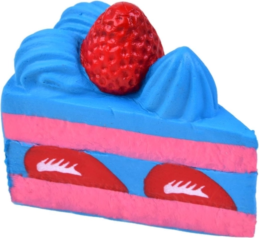Squishy antiestrés de espuma con forma de porción de pastel