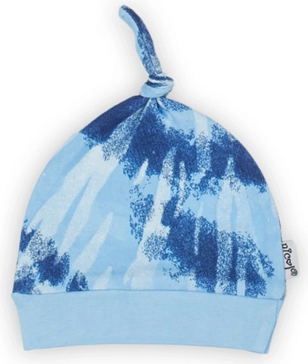 Gorrito de algodón para bebé azul Nicol Tomi