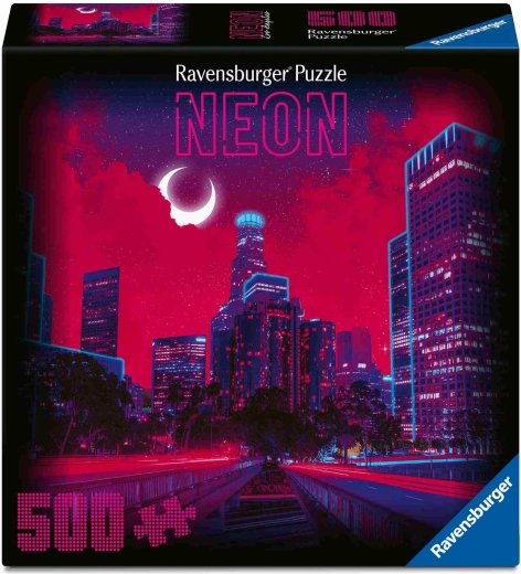 Colección neón Ravensburger Las Vegas – puzzle de 500 piezas