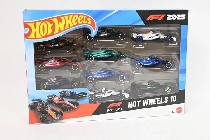 Hot Wheels set de coches de Fórmula 1 Race Team (10 uds.)