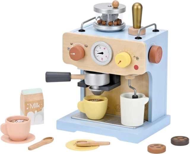 Cafetera retro de madera Lelin