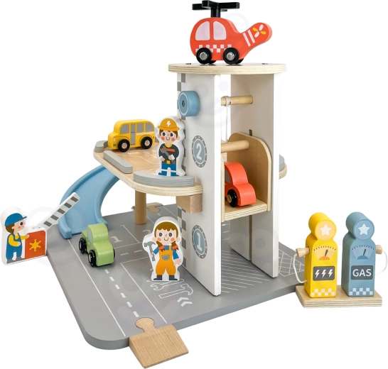 Aparcamiento de varias plantas con heliopuerto