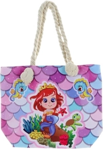 Bolso de tela Sirena con parte frontal lavable