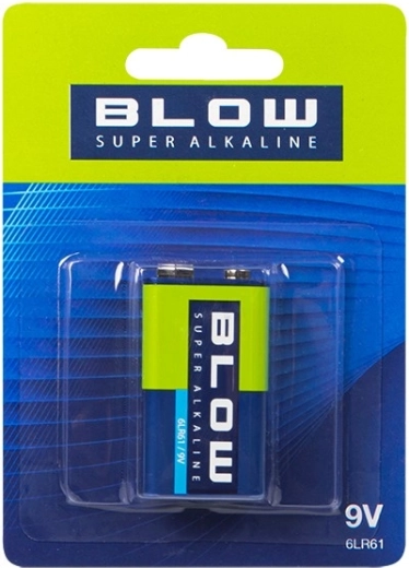 Batería super alcalina BLOW 9V (6LR61/6F22) - 1 unidad