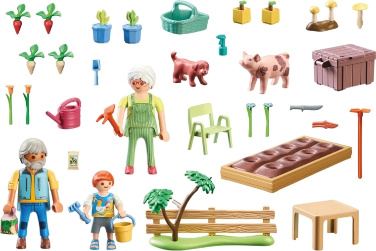 Cuidado de los animales y del jardín