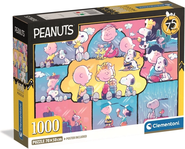 Puzzle CLEMENTONI Peanuts: Snoopy y amigos 1000 piezas