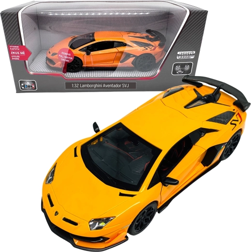 Modelo metálico 1:32 Lamborghini Aventador SVJ – naranja