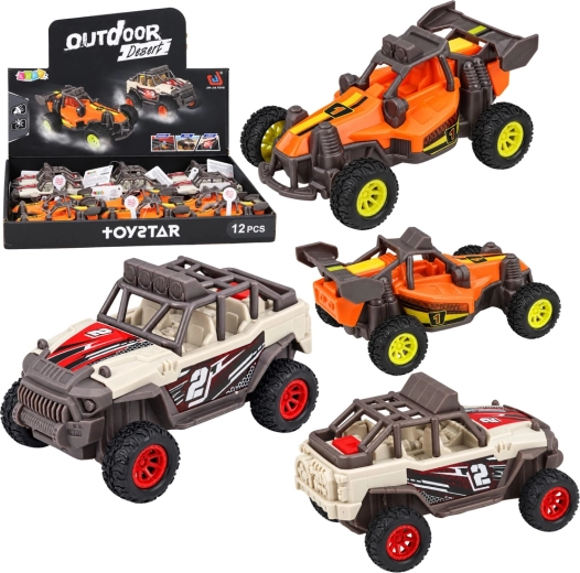 Buggy todoterreno con luces y sonidos, 14 cm - 1 unidad