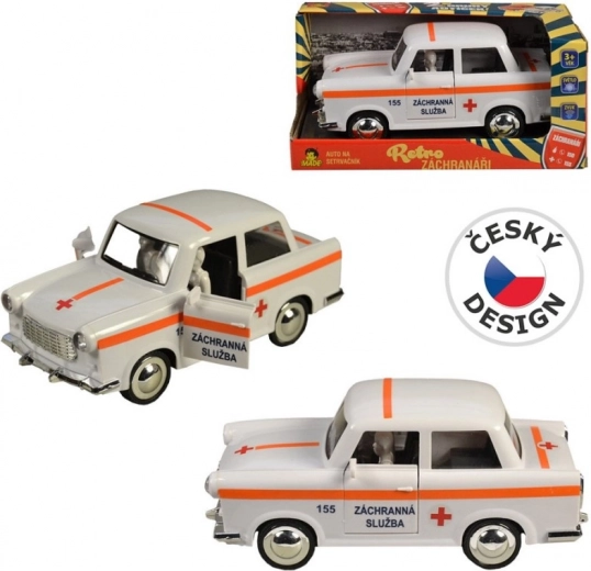 Ambulancia retro de fricción