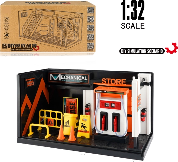 Modelo de surtidor de gasolina 1:32 – metálico